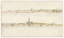 Two faces on Antwerp (?), 1633-1687. Creator: Gillis Neyts