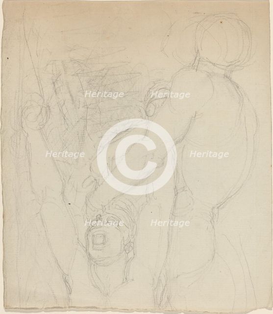 Two Fighting Figures. Creator: John Flaxman.