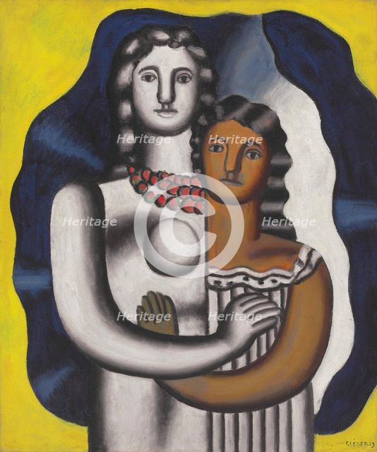 Two Figures, 1929. Creator: Léger, Fernand (1881-1955).