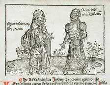 Two Figures, called Indians published 1486. Creator: Erhard Reuwich