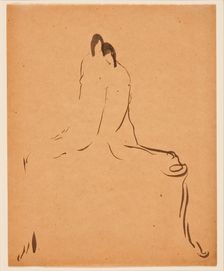 Two Figures, c. 1908. Creator: Gaston Lachaise