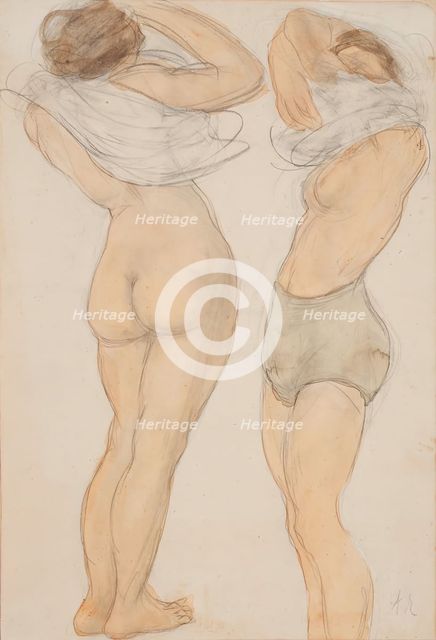 Two Figures, n.d. Creator: Auguste Rodin.