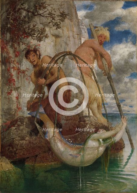 Two fishing Pans, 1874.