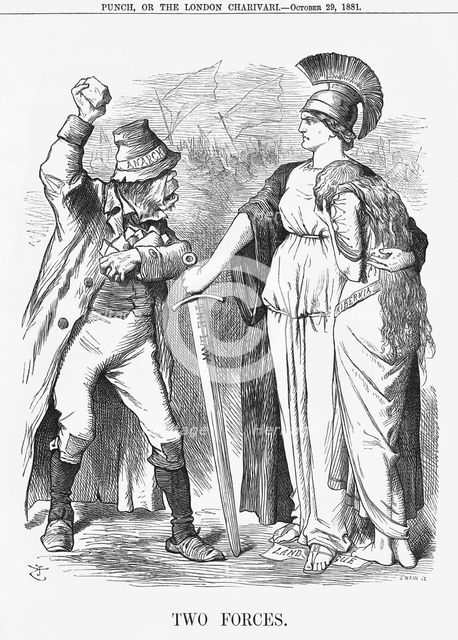 'Two Forces', 1881. Creator: Joseph Swain.