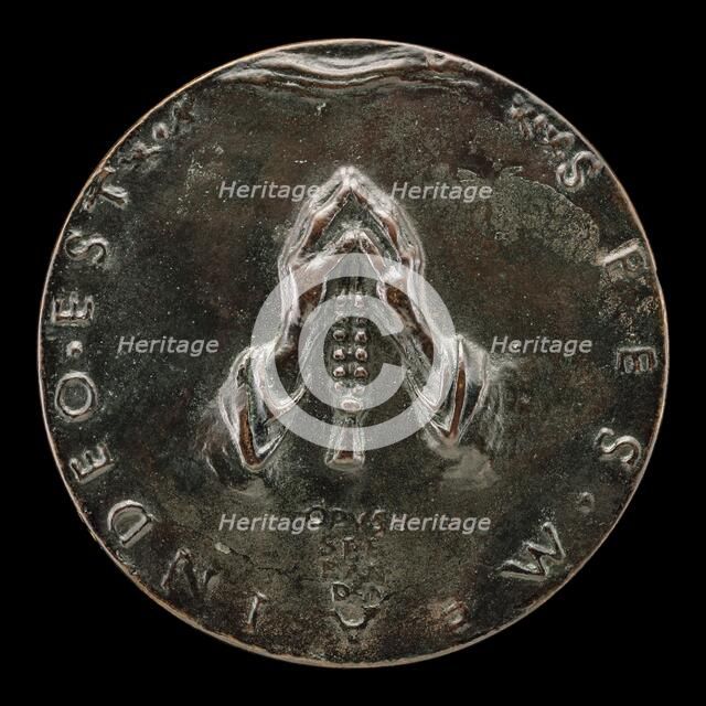 Two Forearms Joined in Prayer [reverse], c. 1495/1496. Creator: Sperandio Savelli.