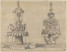 Two Fountains. Creator: Unknown