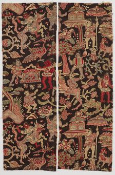 Two Fragments, India, Edo period (1615-1868), 1675/1727. Creator: Unknown