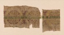 Two Fragments, Italy, 13th/14th century. Creator: Unknown