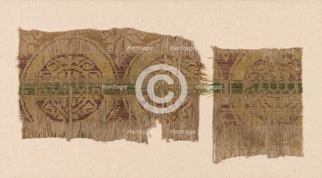 Two Fragments, Italy, 13th/14th century. Creator: Unknown.