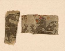 Two Fragments, Italy, 1350/1400. Creator: Unknown
