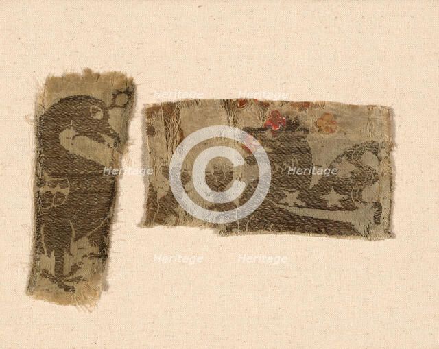 Two Fragments, Italy, 1350/1400. Creator: Unknown.