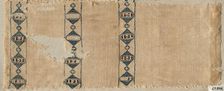 Two Fragments of a Scarf or Headdress, 1300s. Creator: Unknown