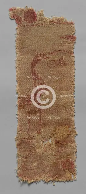 Two Fragments of Large Scale Roundel, 600s. Creator: Unknown.