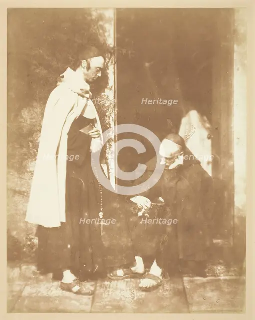 Two Friars, 1843/46. Creators: David Octavius Hill, Robert Adamson, Hill & Adamson.