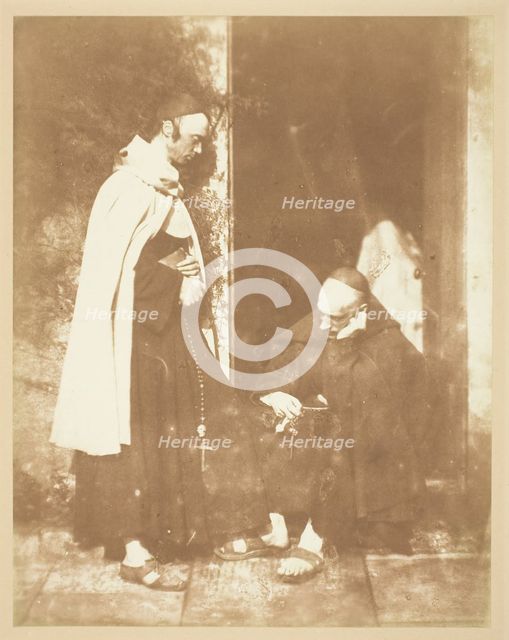 Two Friars, 1843/46. Creators: David Octavius Hill, Robert Adamson, Hill & Adamson.
