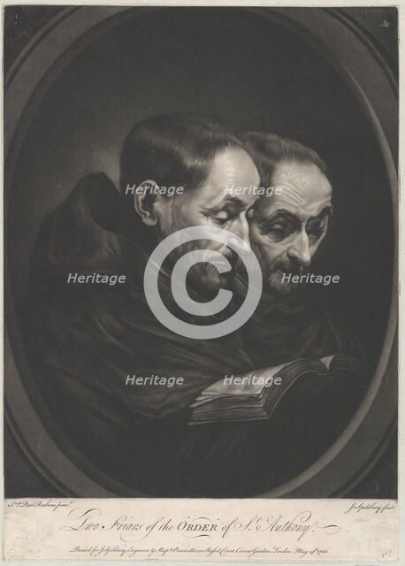 Two Friars of the Order of Saint Anthony, 1766. Creator: Jonathan Spilsbury.