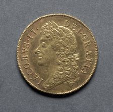 Two Guineas (obverse), 1687. Creator: Unknown
