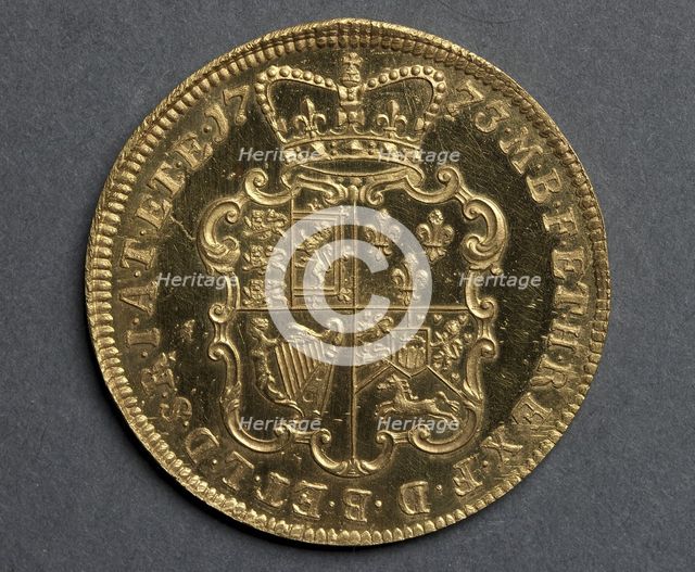 Two Guineas [pattern] (reverse), 1773. Creator: John Sigismund Tanner (British, 1775).