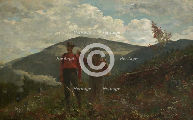 Two Guides, 1877. Creator: Winslow Homer.