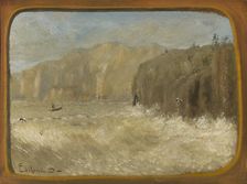Two Gulls and Cliffs, ca. 1913-1921. Creator: Louis Michel Eilshemius