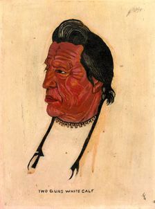 Two Guns White Calf, n.d. Creator: Benjamin H. Frayser