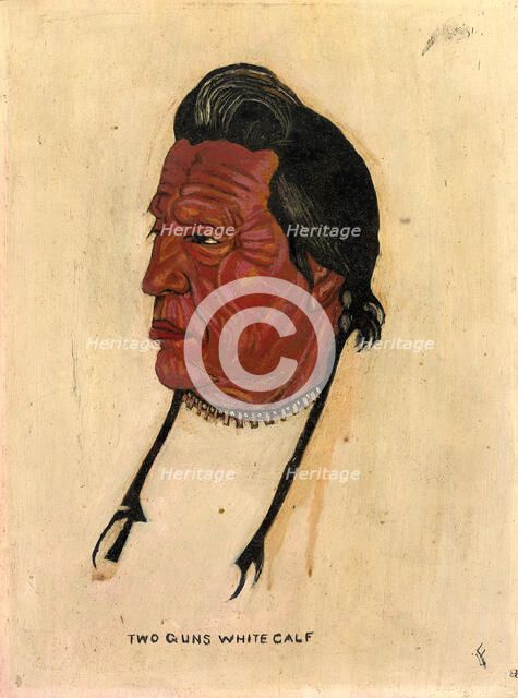 Two Guns White Calf, n.d. Creator: Benjamin H. Frayser.