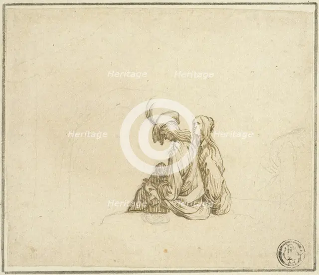 Two Gypsy Women with Child, n.d. Creator: Stefano della Bella.