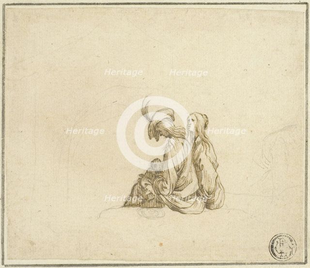 Two Gypsy Women with Child, n.d. Creator: Stefano della Bella.