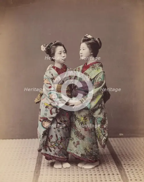 Two Geishas, c1885. Creator: Unknown.