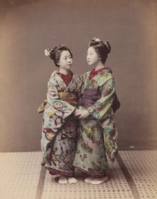 Two Geishas, c1885. Creator: Unknown