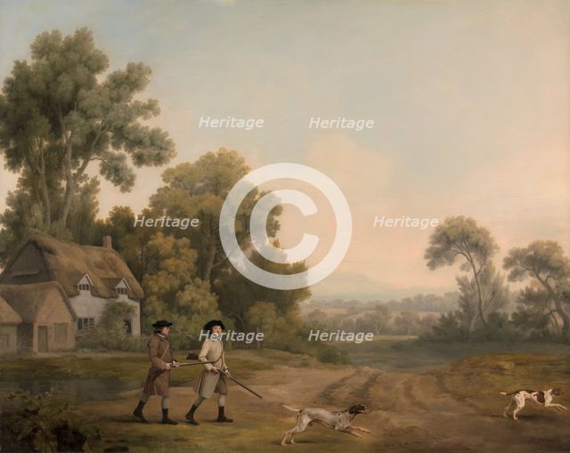 Two Gentlemen Going a Shooting;Two Gentlemen out Shooting, 1768. Creator: George Stubbs.