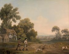 Two Gentlemen Going a Shooting;Two Gentlemen out Shooting, 1768. Creator: George Stubbs
