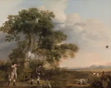 Two Gentlemen Shooting, ca. 1769. Creator: George Stubbs