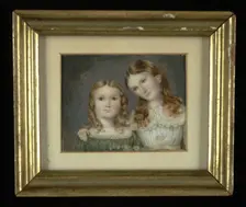 Two Girls, ca. 1850. Creator: Unknown