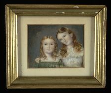 Two Girls, ca. 1850. Creator: Unknown