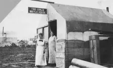 Two Girls Waffle House, between c1900 and 1916. Creator: Unknown