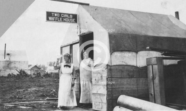 Two Girls Waffle House, between c1900 and 1916. Creator: Unknown.