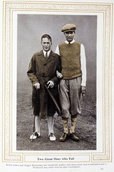 Two Great Ones Who Fail - Bobby Jones and Roger Wethered, c1920s. Creator: Unknown