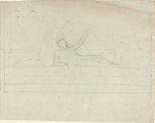 Two Greek Classical Figures, in or after 1797. Creator: John Flaxman