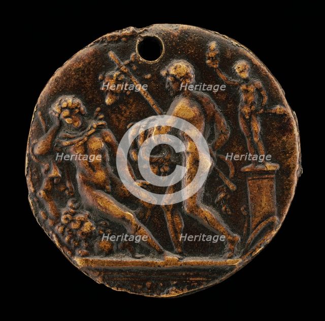 Two Hunters, second half 15th century. Creator: Master IO.FF..