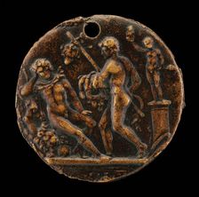 Two Hunters, second half 15th century. Creator: Master IO.FF.