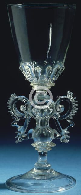 Two-handed goblet, (17th century?). Artist: Unknown