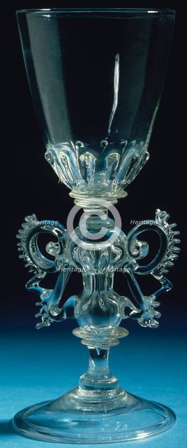 Two-handed goblet, (17th century?). Creator: Unknown.