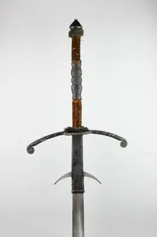 Two-Handed Sword with Scabbard, Germany, 1580-1600. Creator: Unknown