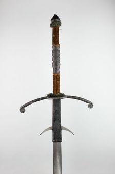 Two-Handed Sword with Scabbard, Germany, 1580-1600. Creator: Unknown