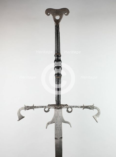 Two-Handed Sword for the Bodyguard of Julius, Duke of Brunswick-Lüneburg..., Germany, 1573. Creator: Unknown.