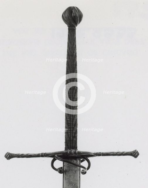 Two-Handed Sword, Germany, 1550/75. Creator: Unknown.