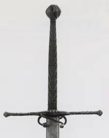 Two-Handed Sword, Germany, 1550/75. Creator: Unknown