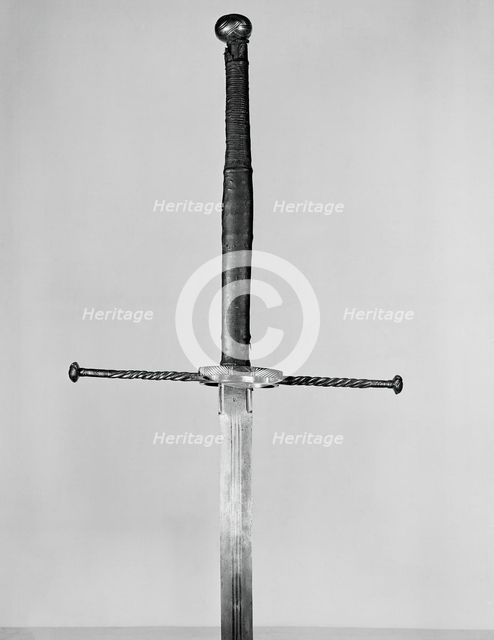 Two-Handed Sword, Germany, mid-16th century. Creator: Unknown.