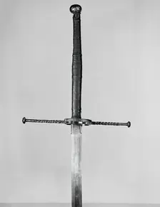 Two-Handed Sword, Germany, mid-16th century. Creator: Unknown